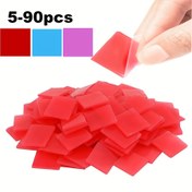Resim 5-90 adet Pasta Elmas Boyama Bez Dolguları, DIY Sanat El Sanatları Nokta Yapışkan, Çapraz Dikiş Yapışkan, Silikon Elmas Nakış Kil Nokta Elmas Çamuru Araçları ve Aksesuarlar Kiti Beading Yapımı 