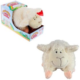 Resim Birlik Türkçe Masal Anlatan Yastık Kuzucuk Peluş Uyku Arkadaşı 