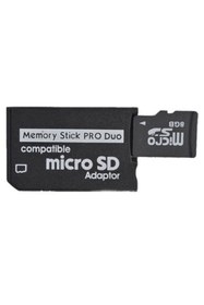 Resim POPKONSOL Memory Stick Pro Duo Çevirici Adaptör Psp Hafıza Kartı Dönüştürücü Ms Adaptör 