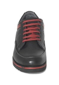 Resim Ssrt+6 Cm Gizli Topuklu Boy Uzatan Ayakkabı Siyah 