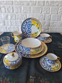 Resim Fermato 44 Parça 6 Kişilik Çeyiz Seti Lemone Serisi Çok Renkli 