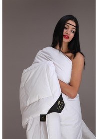 Resim Varol King Size Kaz Tüyü Yorgan + 2 Adet Kaz Tüyü Yastık 