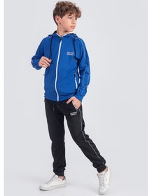 Resim Dalgıç Kumaş Unisex Çocuk Eşofman Takımı Unlimited Potential Esf1725y Mavi 