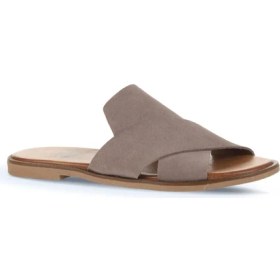 Resim Bueno Shoes Gri Koyu Alf Süet Kadın Düz Terlik 01WA5710 01WA5710 