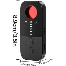 Resim Willowhaven A 007 Siyah Dedektör 2025 Gps Kamera Bulucu Seyahat Ev Otel Araç Gizlilik Koruma 