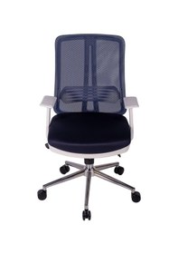 Resim Ofisbazaar Up Beyaz Fileli Çalışma Koltuğu Ergonomik Şef Ve Toplantı Koltuğu Lacivert Lacivert 