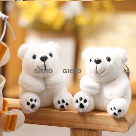 Resim Silver1 Karikatür Küçük Hediye Peluş Bebek Kolye Anahtarlık Çanta Kolye Aksesuarları (Yurt Dışından) 