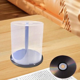 Resim CD Saklama Kovası 100 Disk Boş DVD Depolama Kabı Yatak Odası Çalışma Masa İçin 