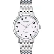 Resim Citizen BI5070-57A Quartz Gümüş Paslanmaz Çelik Klasik Erkek Kol Saati 