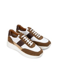Resim Deery Hakiki Süet Taba Rengi Erkek Sneaker Ayakkabı - 01963Mtbae01 Taba 