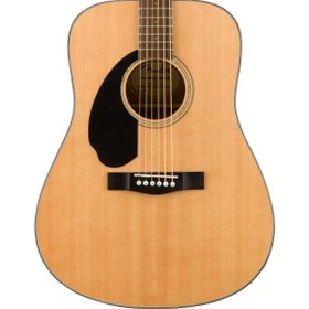 Resim Fender CD-60S Dreadnought Left-Handed Solak Akustik Gitar - Natural 