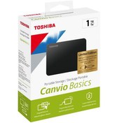 Resim Toshiba 1Tb Canvio Basics 2.5" Usb3.2 Gen1 + Type-C Adaptör Hdtb410Ek3Ab Harici Harddisk 