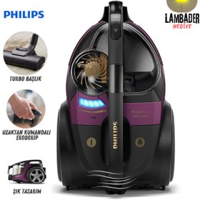Resim Philips 33 Maraton Ultimate UltraBaşlık - Turbo Başlıklı Torbasız Süpürge 
