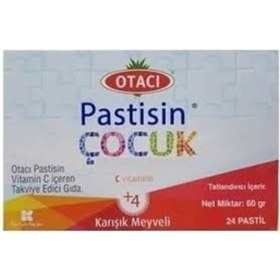 Resim Otacı Pastisin Çocuk 24 Pastil 60 Gr 