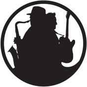 Resim habune Caz Müzik Temalı Sticker (Tip 2) 10 X 10 Cm 