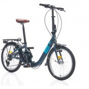 Resim Corelli Pocket 20 Jant 3V K:16 V G.Mavi Turkuaz Katlanır Bisiklet 