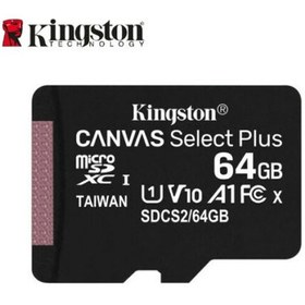 Resim Kingston 64Gb Microsdxc Canvas Select Plus Hafıza Kartı Sdcs2/64G 