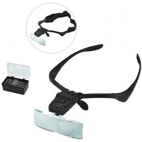 Resim -ışıklı Gözlük Büyüteç - 5 Farklı Lens 9892b 