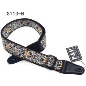 Resim P&p S113-n Desenli Nakış Gitar Askısı 