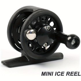 Resim Sougayilang Mini Buz Balıkçılığı Makarası 40-60 Model, Hafif ABS Plastik Balıkçılık Tekerleği, Ambidextrous El Yönelimi, Karides, Yengeç ve Daha Fazlası İçin İdeal, Taşınabilir Balıkçılık Makarası | Şık Balıkçılık Tekerleği | Dayanıklı Plastik Makara 