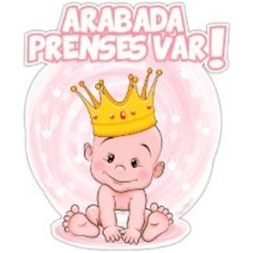 Resim Bob24 Arabada Prenses Var Sticker 