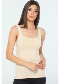 Resim Kadın Likralı Kalın Askılı Atlet 0392 3 Adet 001 
