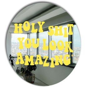 Resim Yuvarlak Ayna, Pinterest Ayna, Renkli Duvar Dekoru, Pinterest Oda Dekoru, Kırılmaz Dekorafif Ayna 