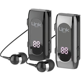 Resim Linktech V80 Bluetooth Kulaklık Ekranlı Makaralı Titreşimli 