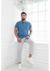 Resim Paul Martin Polo Yaka Regular Fit T-Shirt Mavi 