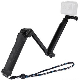 Resim Suofeng Üç Yönlü Kamera Tutucu, Çok Fonksiyonlu Katlanabilir Selfie Çubuğu Ve Tripod - Pov, Selfie Ve Statik Çekimler İçin Pu202 