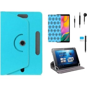 Resim Samsung Galaxy Tab A Sm-t297 8\ Uyumlu Tablet Kılıfı 4 Lü Set Kılıf+ekran Koruma+kalem+kulaklık 