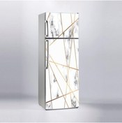 Resim Jasmin2020 Kaplama Etiketi Geometrik Mermer Buzdolabı Sticker 