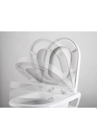 Resim Visam Akasya Yavaş Kapanan Klozet Kapağı Metal Menteşeli Diğer 