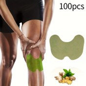 Resim 100 adet Bitkisel Diz, Boyun, Omuz ve Bel Yamağı - Yumuşak Dokunmamış Kumaş, Zencefil İle Karıştırılmış, Kasları Sakinleştirir, Fitness ve Spor Kurtarma İçin Mükemmel 