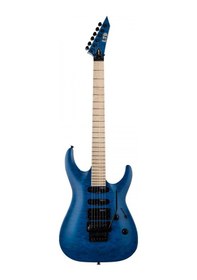 Resim Esp Ltd Mh-203Qm See Thru Blue Elektro Gitar 