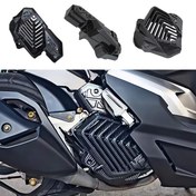 Resim Karbondan Lehimlenmiş Su Deposu Kapağı - Honda HONDA ADV160 PCX160 Click160 Motosiklet Modifikasyonu için Dış Koruyucu Kapak 