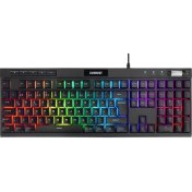 Resim Everest KB-68 Shin Siyah Rainbow Q Membrane Klavye 