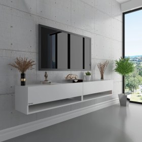 Resim Myniture Duvara Monte Tv Sehpası Beyaz S6102-1 