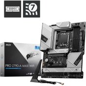 Resim MSI PRO Z790-A MAX WIFI SOKET 1700 DDR5 7800MHZ(OC) PCI-E Gen5 M.2 USB3.2 DP HDMI 1x2.5G LAN WI-FI 7 ATX 
