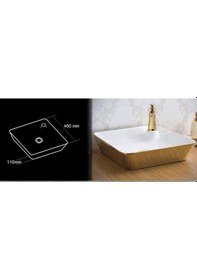 Resim Lena Tezgah Üstü Çanak Lavabo E -4620A 