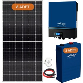 Resim Tommatech 7.2 Kw 51.2 Kw Lityum Akülü Hazır Solar Enerji Paketi 