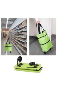 Resim Eco Lounge Alışveriş Çantası Katlanabilir Pazar Arabası Tekerlekli Pazar Arabası Katlanabilir 