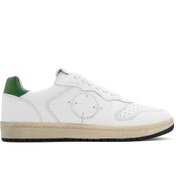Resim Derimod ACBC x DERİMOD Kadın Beyaz Bağcıklı Deri Sneaker 25SFD435414 
