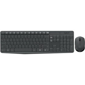 Resim VERTO LOGITECH MK235 Q TR KABLOSUZ KLAVYE MOUSE SET GRİ 920-007925 