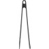 Resim Assess Store Silikon Kızartma Maşası, 1 Adet, Silikon, 29 Cm, Siyah, Bpa 