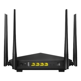 Resim Derin Stok Tenda V12 AC1200 Dual Band 4x Gigabit Port 1200 Mbps Vdsl Modem 