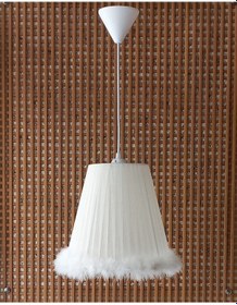 Resim N-03 Krem Organze Yatak Odası Çocuk Ve Bebek Odası Avize Krem 