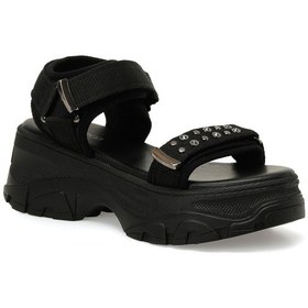 Resim Butigo 26s-304 6fx Siyah Kadın Spor Sandalet 000000000102688899 Siyah 