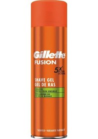 Resim Gillette Fusion 5X Sensitive Badem Yağlı Tıraş Jeli 200 ML 