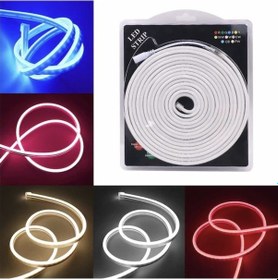 Resim 12 Volt 6x12 MM Kırmızı Esnek Neon Led (5 Metre) 
